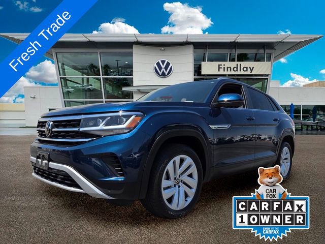 Certified 2023 Volkswagen Atlas Cross Sport SE w/ Panoramic Sunroof Package FWD image 2