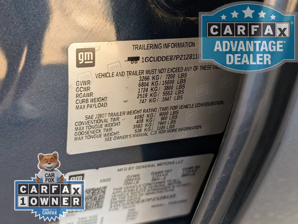 Certified 2023 Chevrolet Silverado 1500 LT AWD/4WD image 40