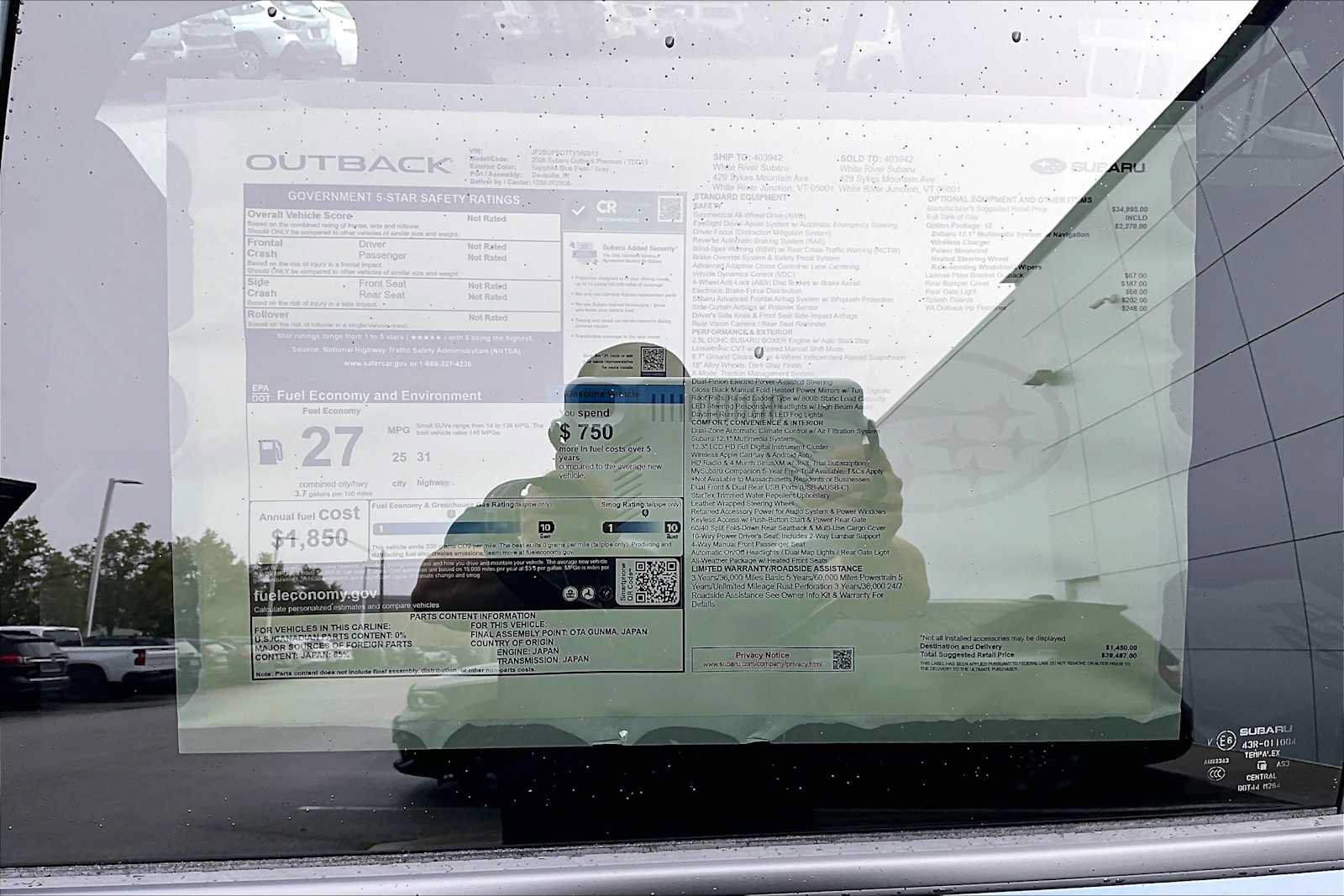 New 2026 Subaru Outback Premium AWD/4WD image 18