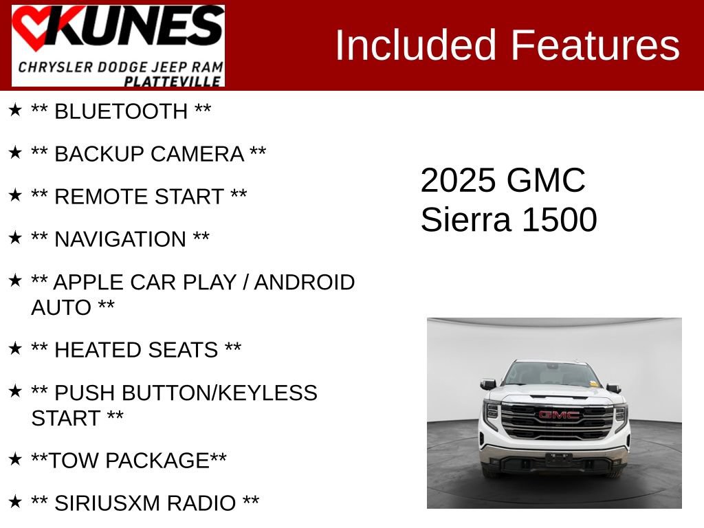 Used 2025 GMC Sierra 1500 SLT AWD/4WD image 2