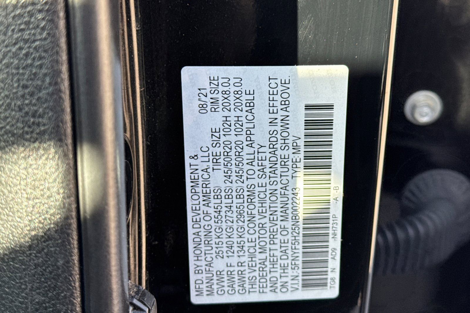 Used 2022 Honda Pilot Special Edition image 29