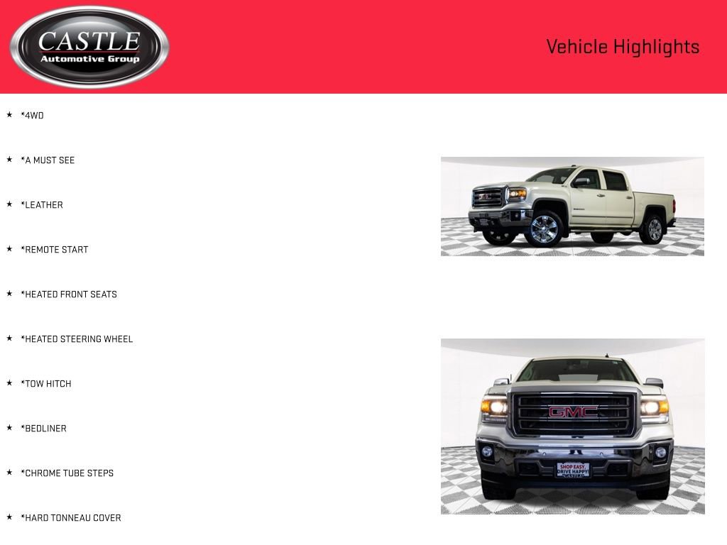 Used 2014 GMC Sierra 1500 SLT w/ Driver Alert Package image 3