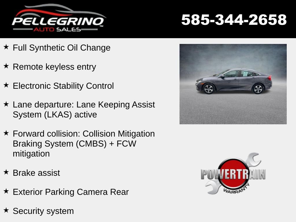 Used 2019 Honda Civic LX image 4