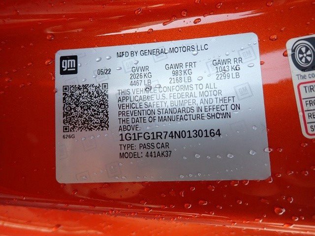 Certified 2022 Chevrolet Camaro SS image 26