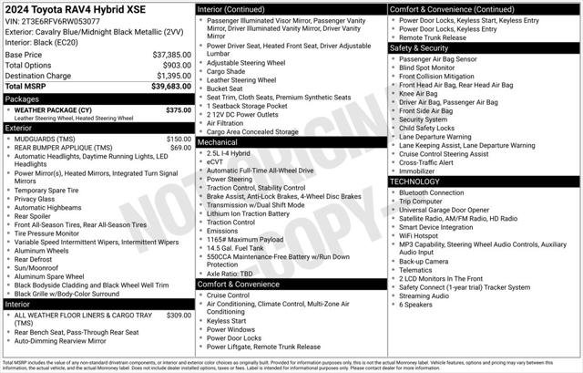Certified 2024 Toyota RAV4 XSE w/ Weather Package AWD/4WD image 2