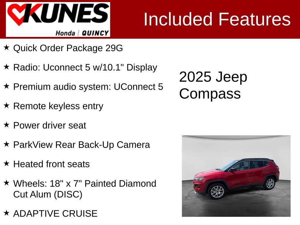 Used 2025 Jeep Compass Limited AWD/4WD image 2