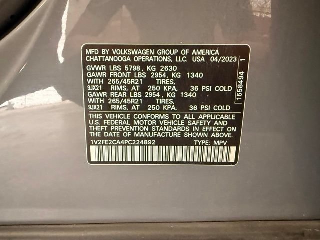 Used 2023 Volkswagen Atlas Cross Sport SEL Premium R-Line AWD/4WD image 8