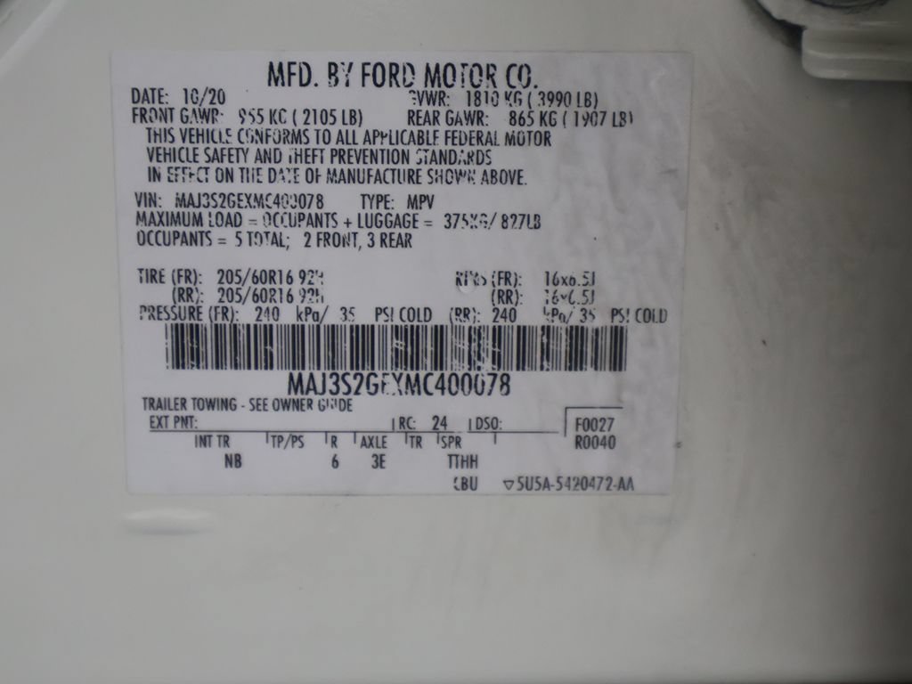 Used 2021 Ford EcoSport SE w/ SE Convenience Package FWD image 51