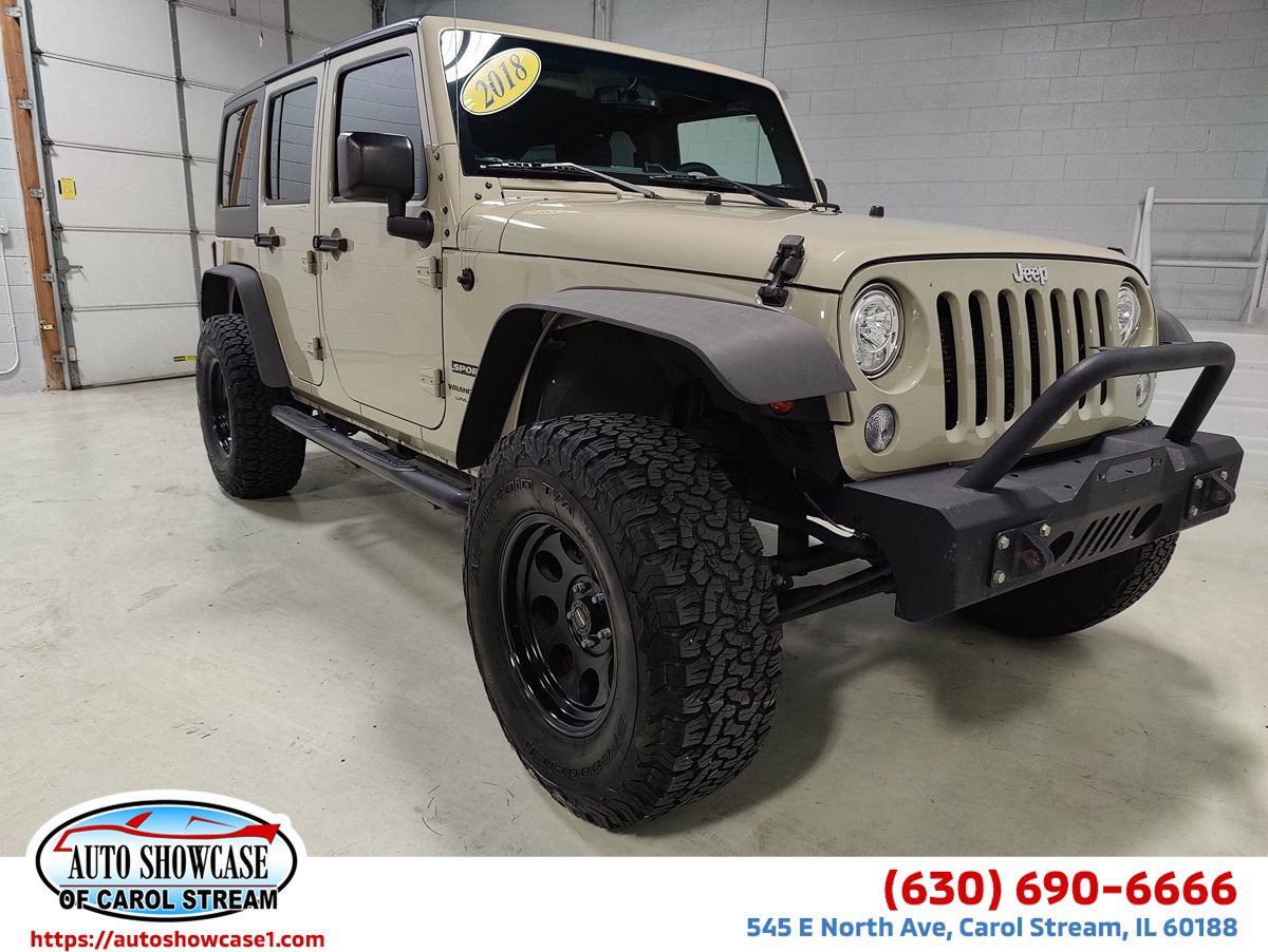 Used 2018 Jeep Wrangler Unlimited Sport S