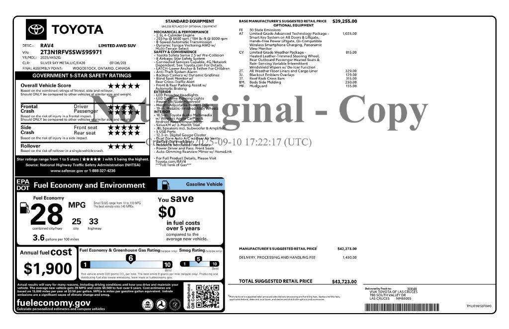 Used 2025 Toyota RAV4 Limited w/ Advanced Technology Package AWD/4WD image 4
