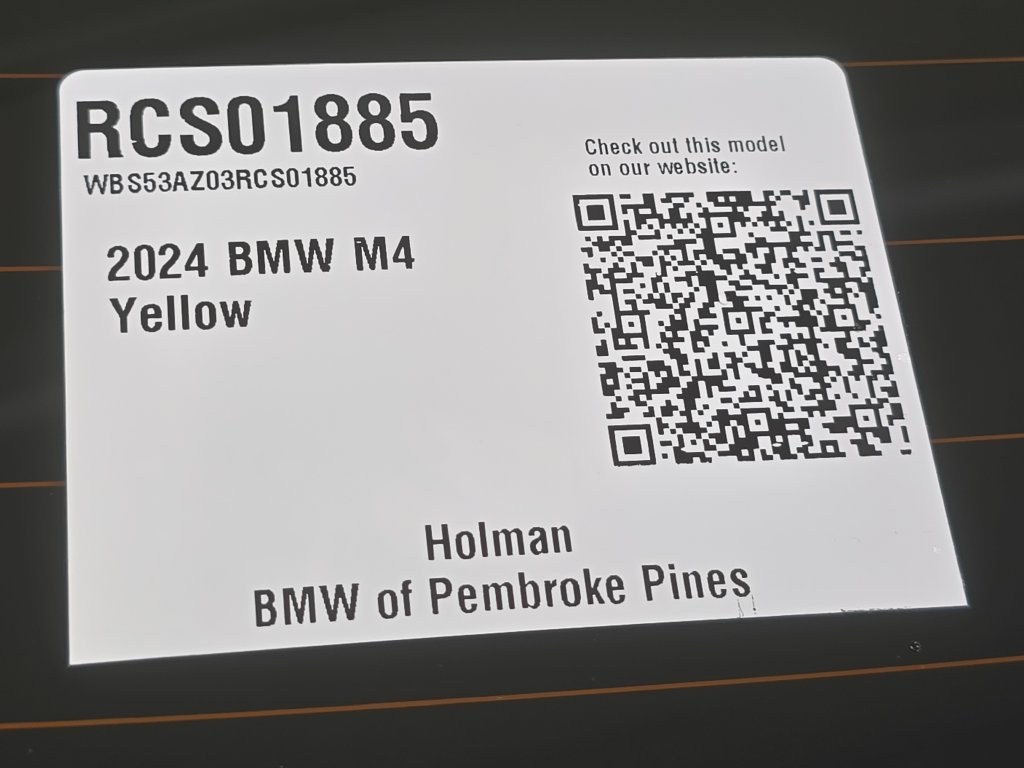 Certified 2024 BMW M4 Coupe w/ Executive Package RWD image 20