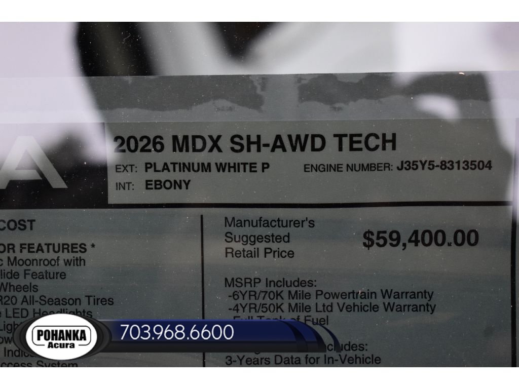New 2026 Acura MDX w/ Technology Package AWD/4WD image 39