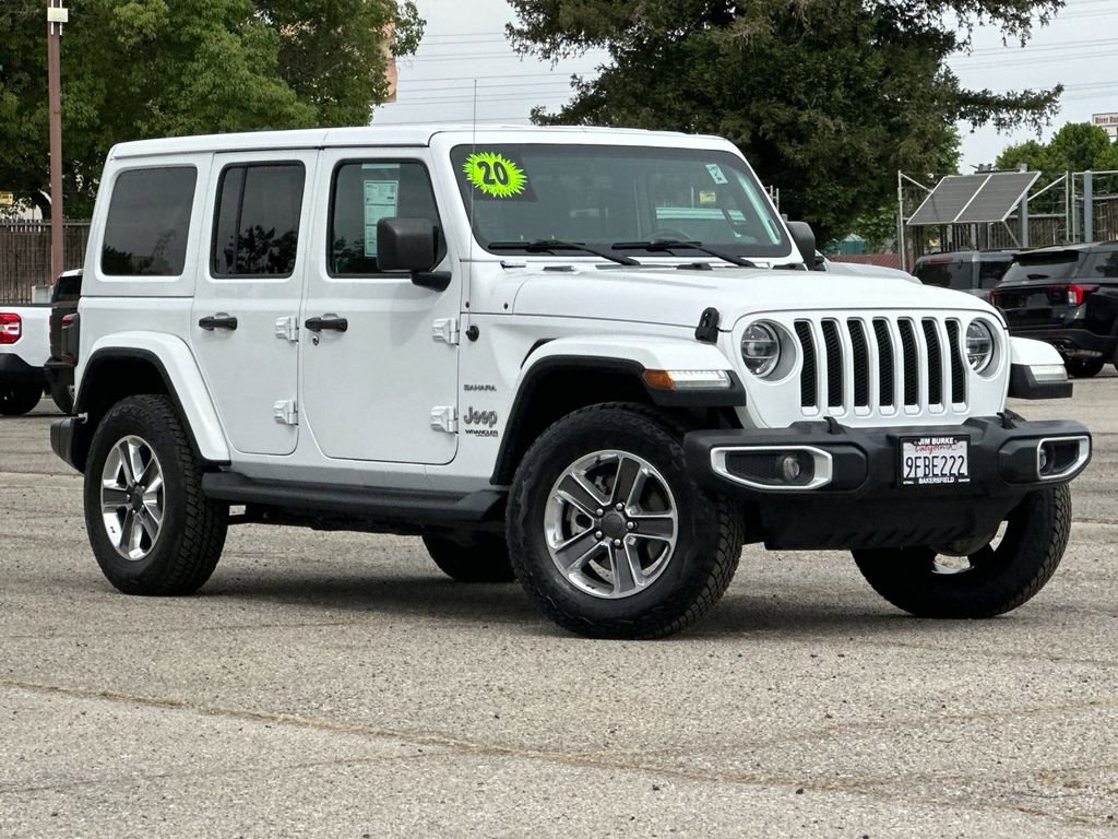 Used 2020 Jeep Wrangler Unlimited Sahara image 1