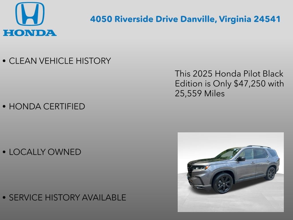 Used 2025 Honda Pilot Black Edition image 7