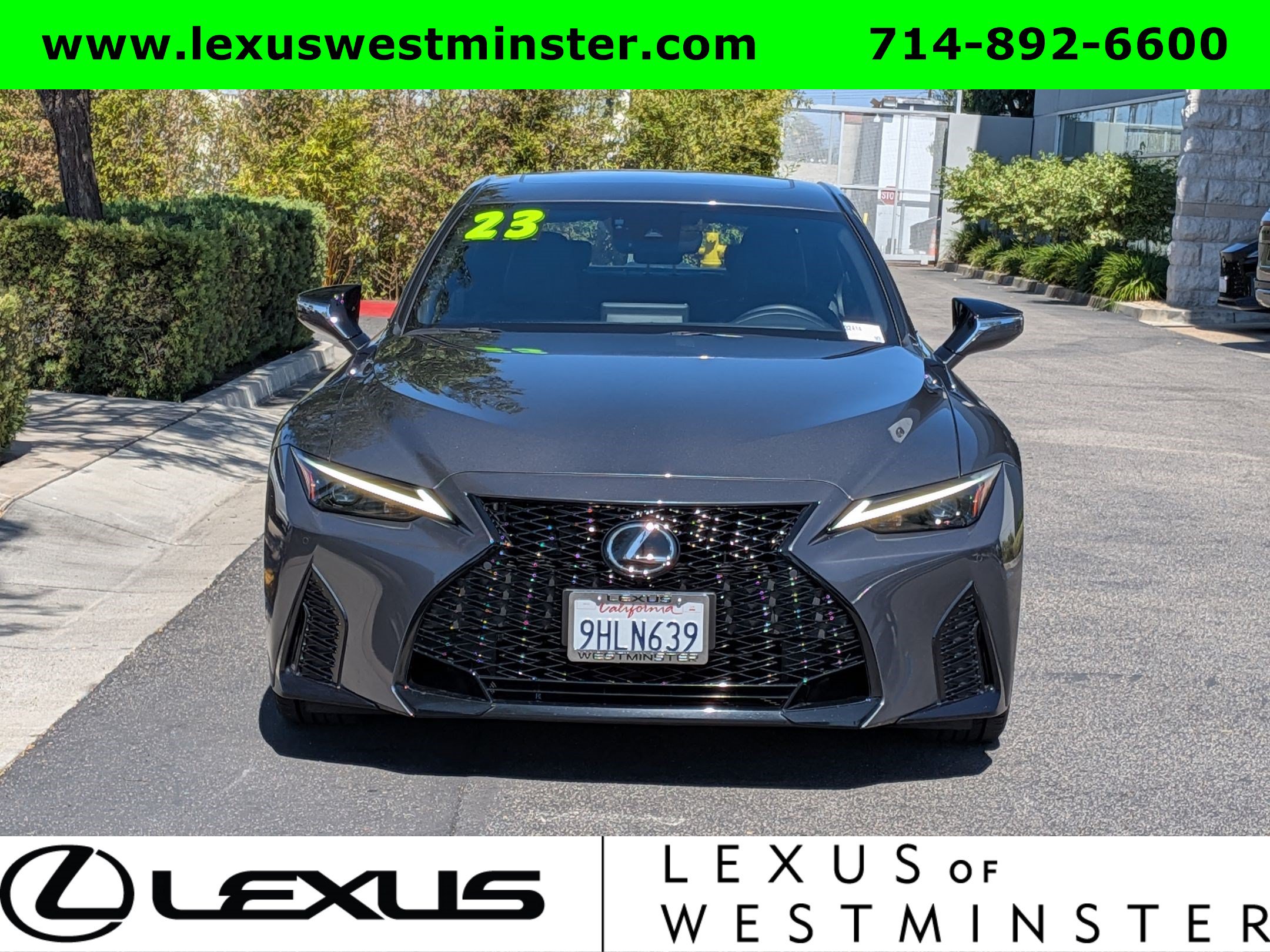 Certified 2023 Lexus IS 350 F Sport w/ Accessory Package RWD image 2