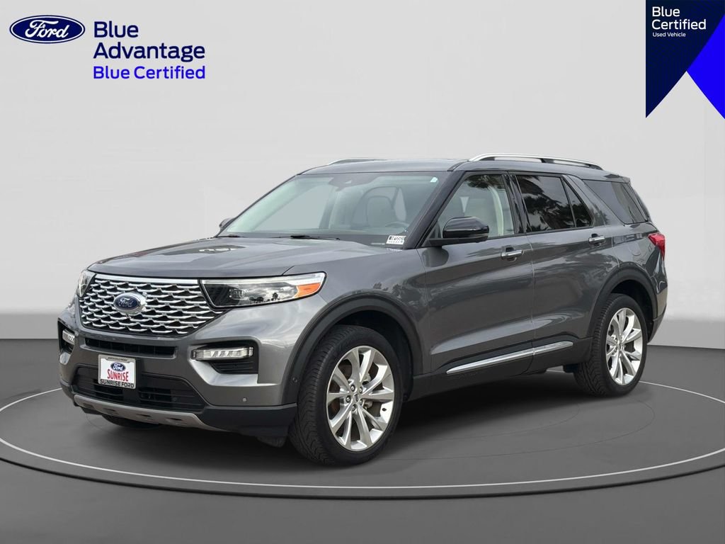Certified 2021 Ford Explorer Platinum w/ Equipment Group 601A AWD/4WD image 1