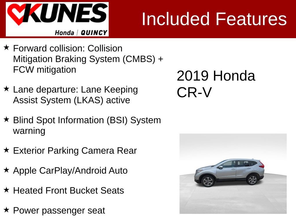 Used 2019 Honda CR-V EX-L image 3