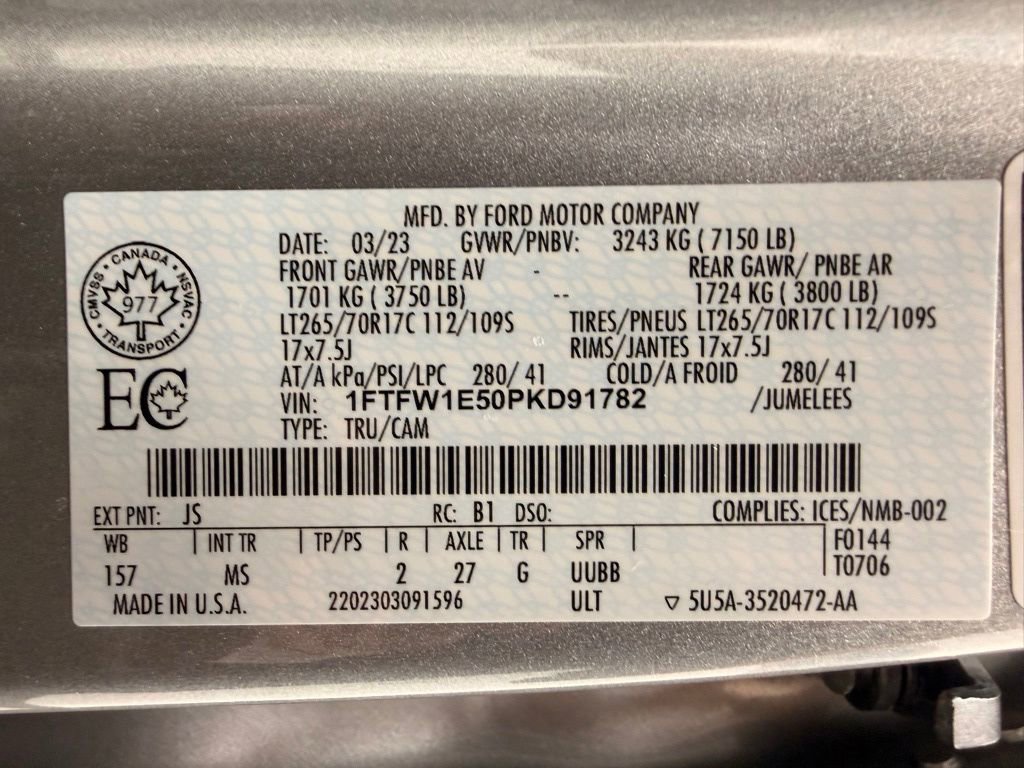 Used 2023 Ford F150 XLT w/ Trailer Tow Package image 56