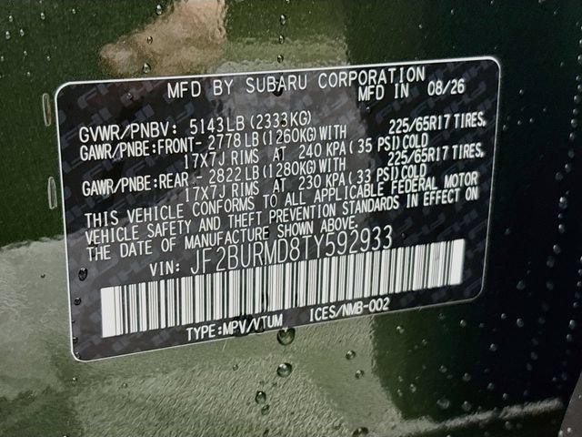 New 2026 Subaru Outback Wilderness AWD/4WD image 33
