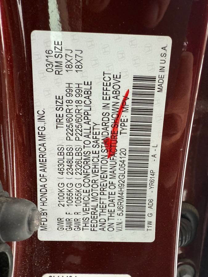 Used 2016 Honda CR-V Touring image 7