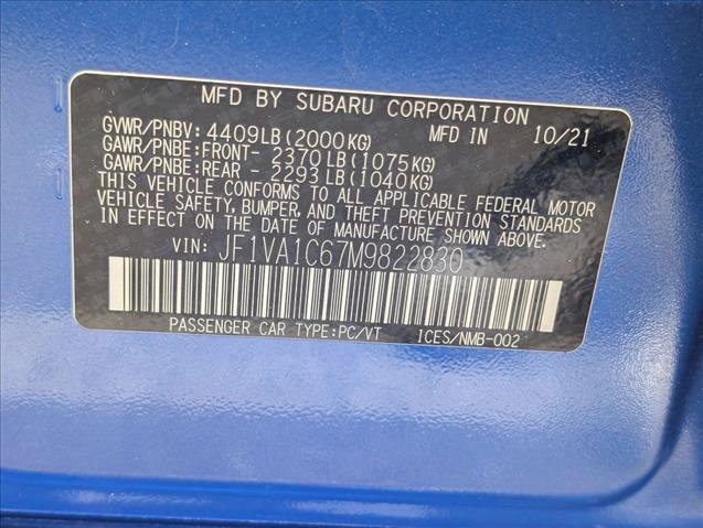 Used 2021 Subaru WRX Premium AWD/4WD image 14