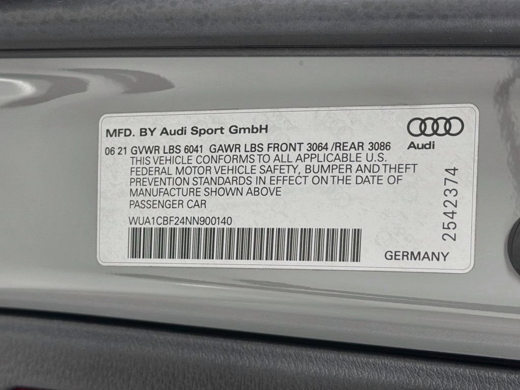 Certified 2022 Audi RS 6 w/ Executive Package AWD/4WD image 34