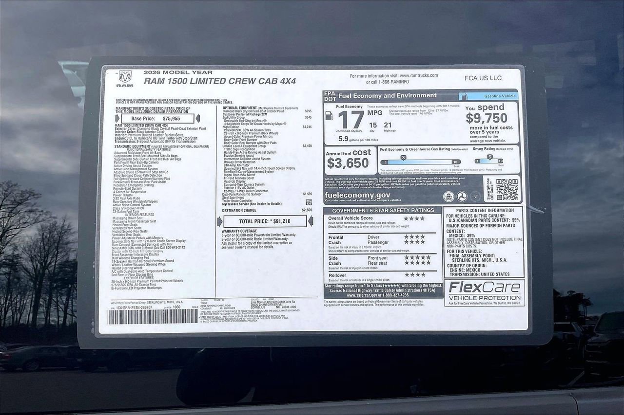 New 2026 RAM 1500 Limited AWD/4WD image 41