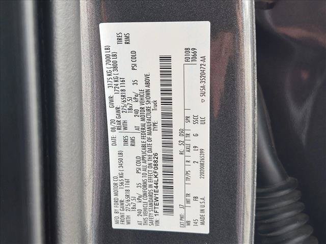 Used 2020 Ford F150 XLT w/ Equipment Group 302A Luxury AWD/4WD image 15