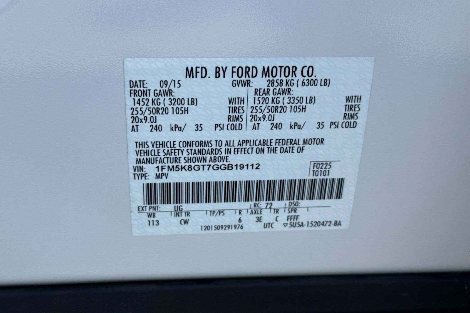 Used 2016 Ford Explorer Sport w/ Equipment Group 401A AWD/4WD image 41