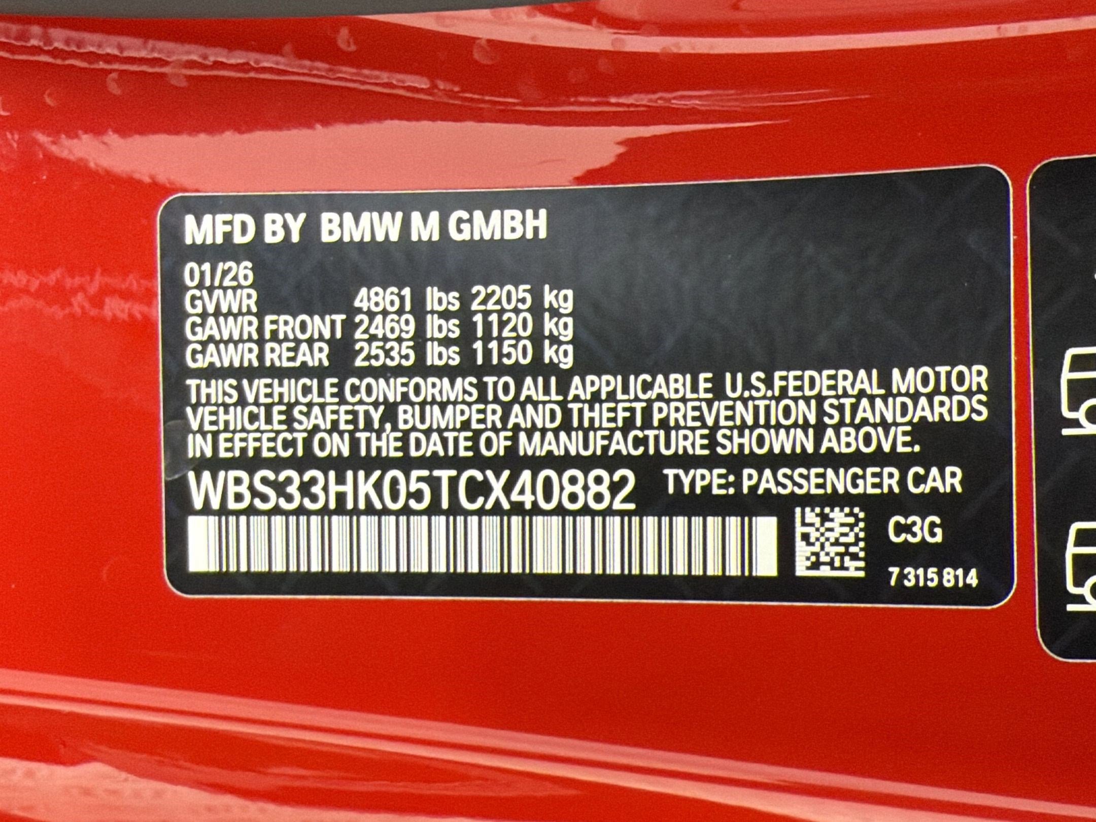 New 2026 BMW M4 xDrive Competition image 17