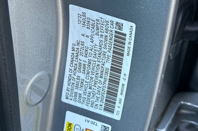 Certified 2023 Honda Civic Sport image 26