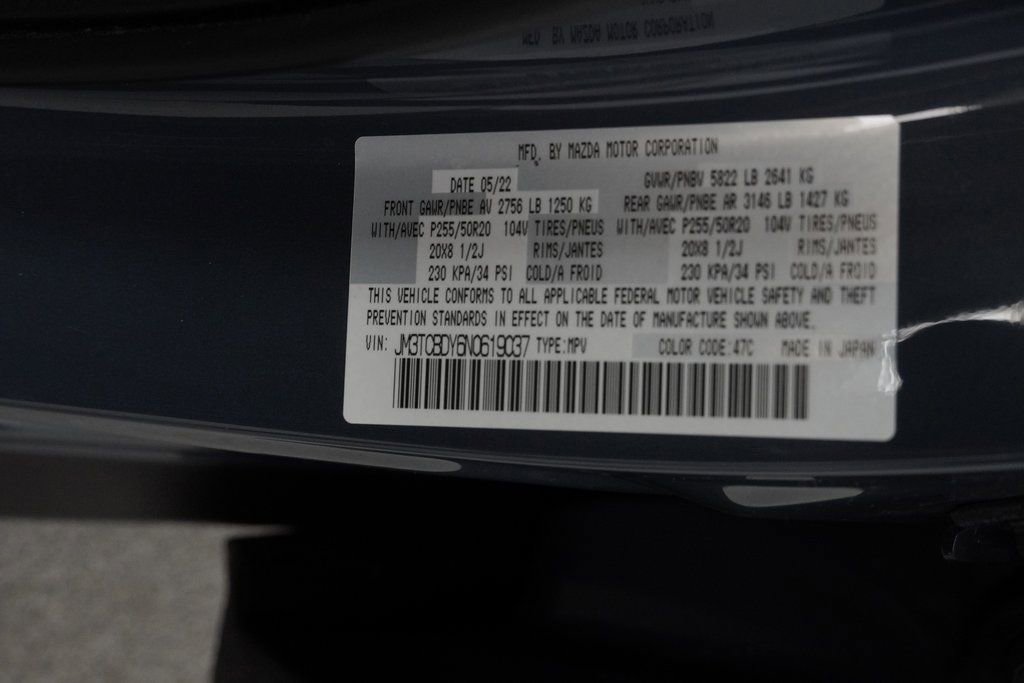 Used 2022 MAZDA CX-9 Carbon Edition image 57