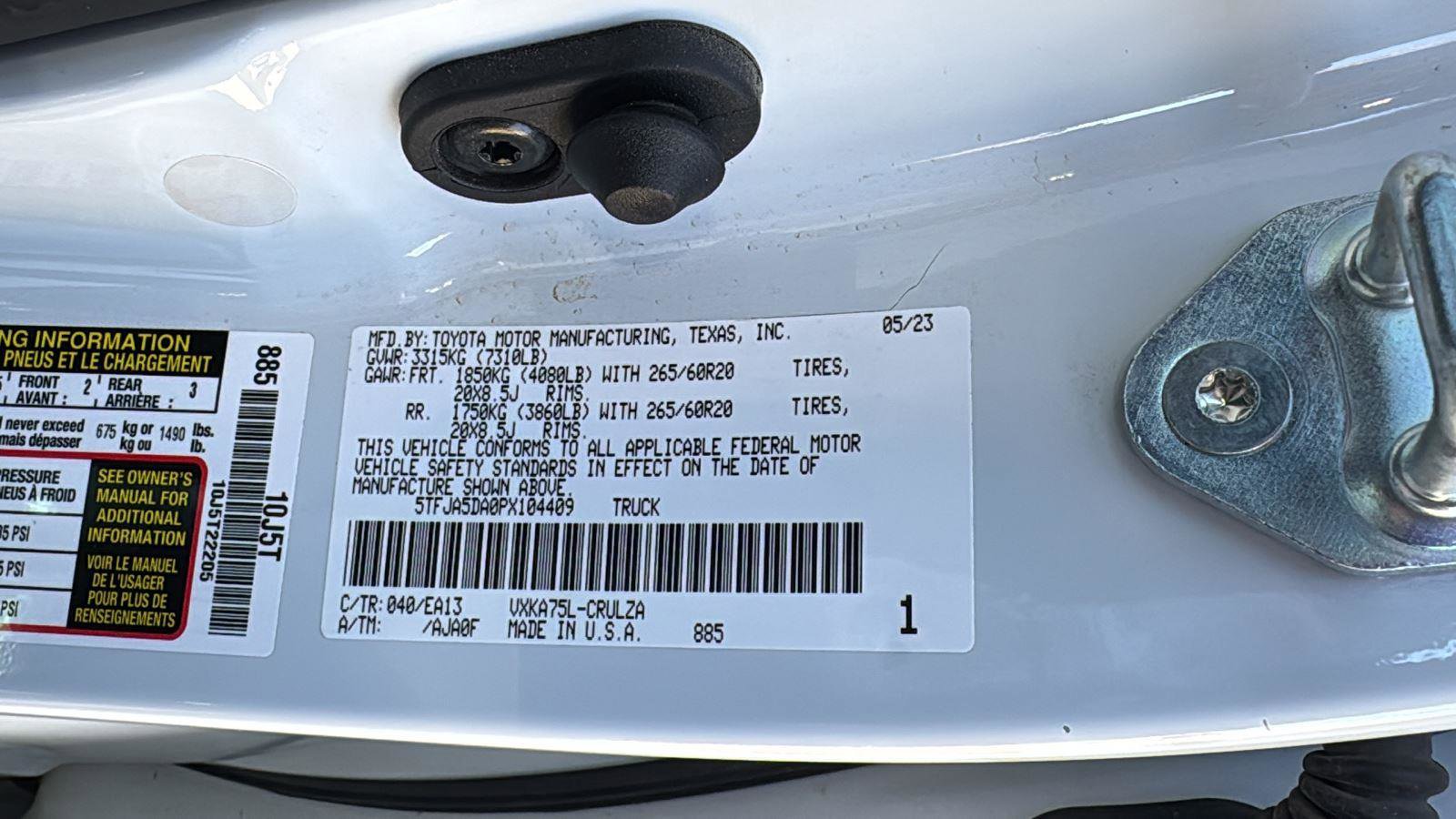 Used 2023 Toyota Tundra Limited w/ TRD Off-Road Package image 25