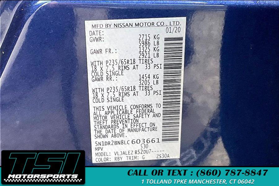 Used 2020 Nissan Pathfinder SV FWD image 31
