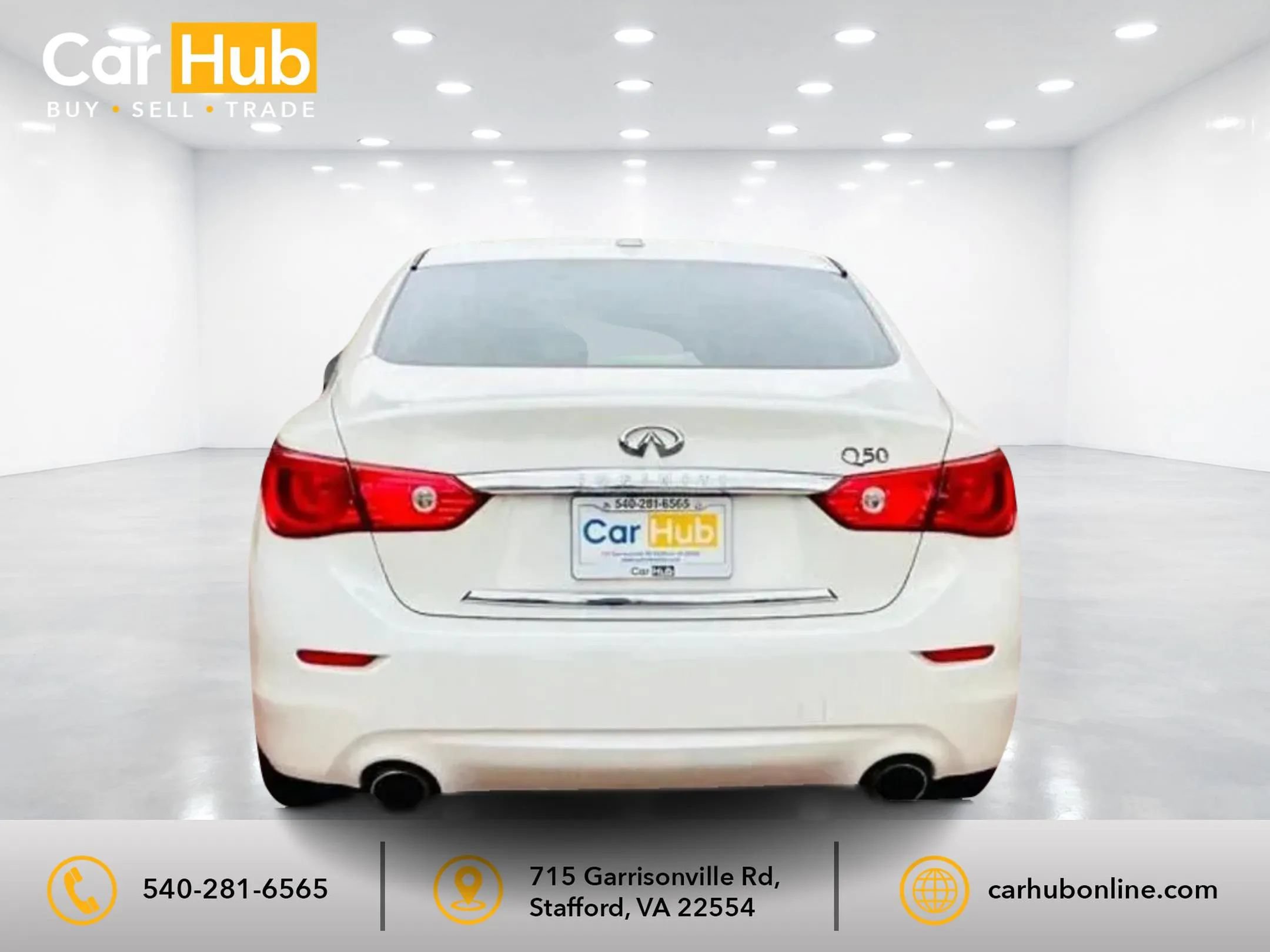 Used 2016 INFINITI Q50 2.0t w/ Moonroof Package RWD image 5