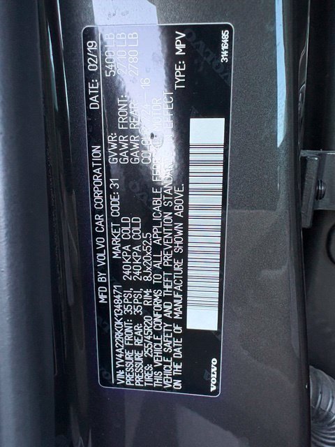 Used 2019 Volvo XC60 T6 Momentum AWD/4WD image 10