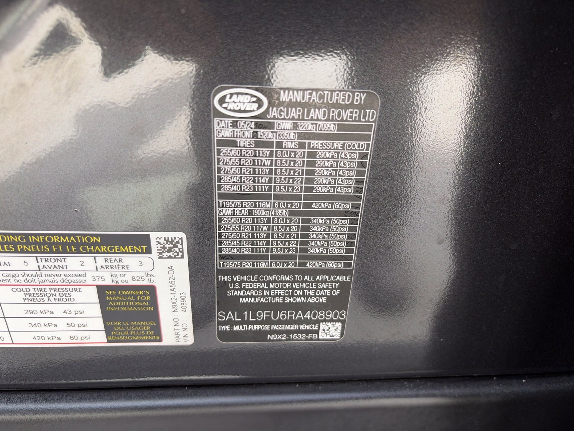Used 2024 Land Rover Range Rover Sport Dynamic SE AWD/4WD image 17