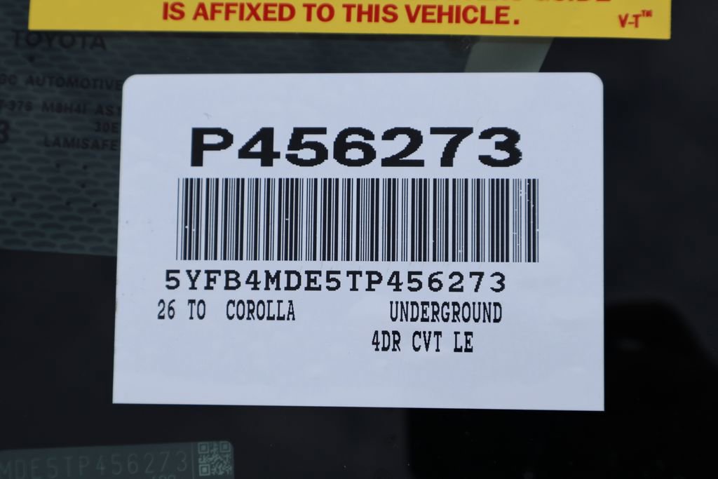 Certified 2026 Toyota Corolla LE FWD image 7