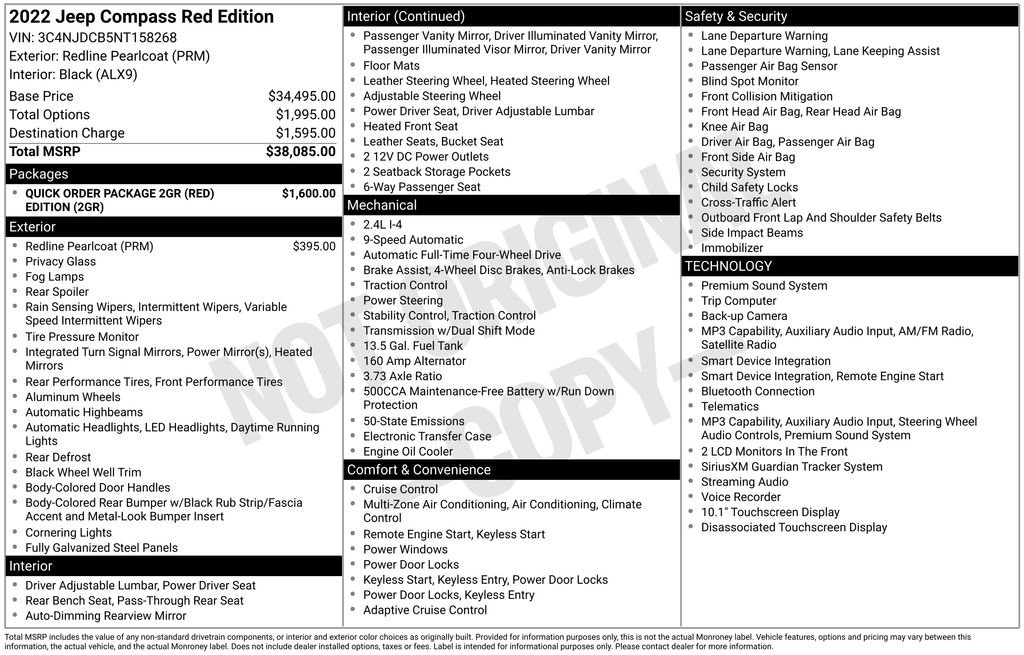 Used 2022 Jeep Compass Limited image 28