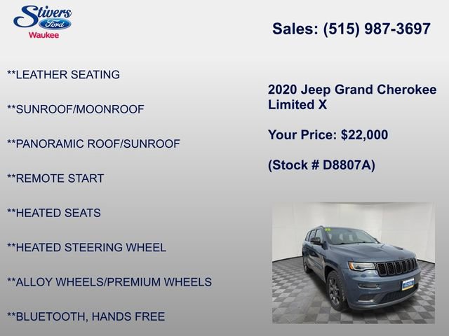 Used 2020 Jeep Grand Cherokee Limited X image 15