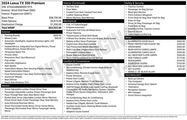 Used 2024 Lexus TX 350 AWD image 10