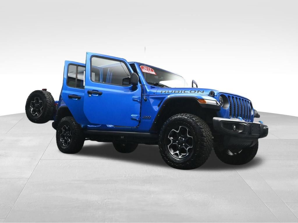 Used 2021 Jeep Wrangler Unlimited Rubicon 4xe w/ Cold Weather Group AWD/4WD image 43