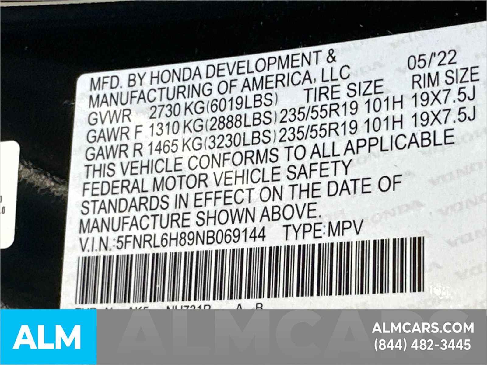 Used 2022 Honda Odyssey Touring image 39