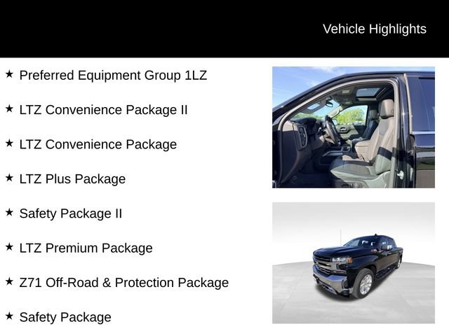 Used 2021 Chevrolet Silverado 1500 LTZ w/ LTZ Premium Package AWD/4WD image 11