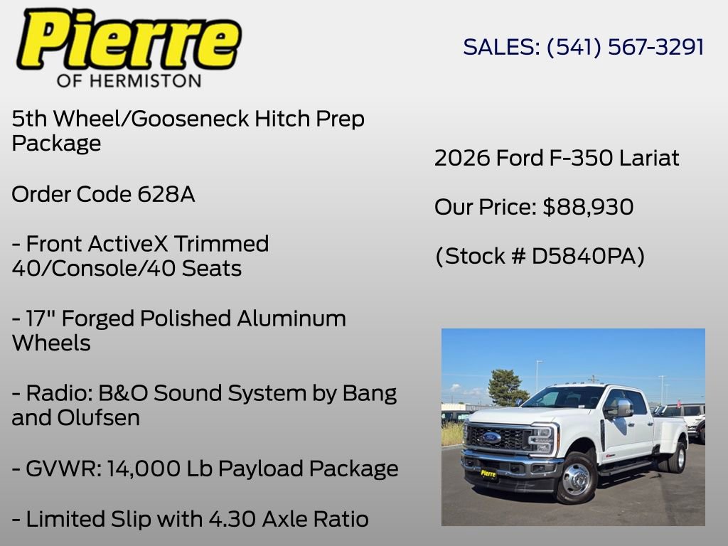 Used 2026 Ford F350 Lariat w/ Lariat Premium Package AWD/4WD image 13