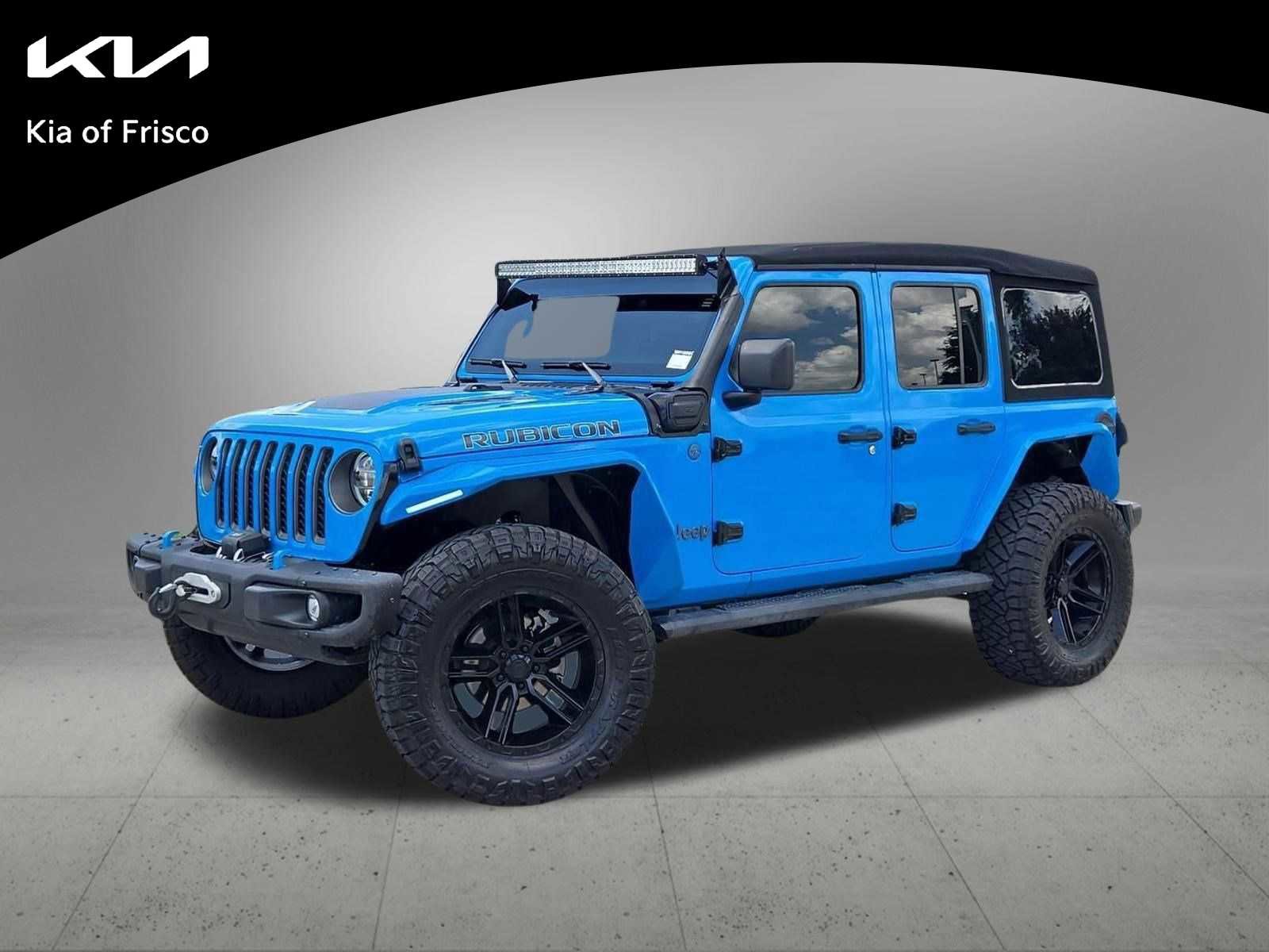 Used 2022 Jeep Wrangler Unlimited Rubicon 4xe w/ Cold Weather Group AWD/4WD image 1