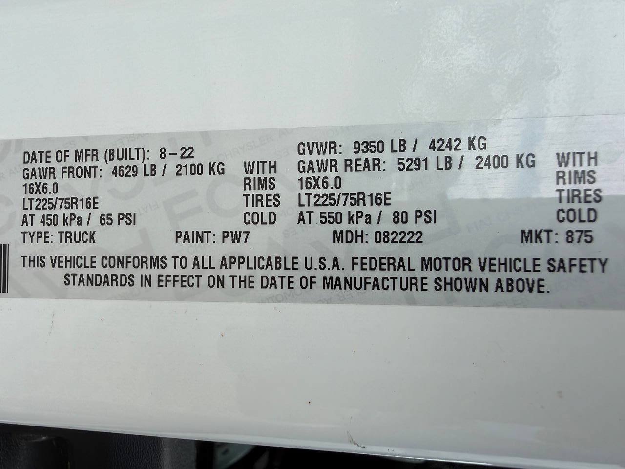 Used 2023 RAM ProMaster 3500 FWD image 44
