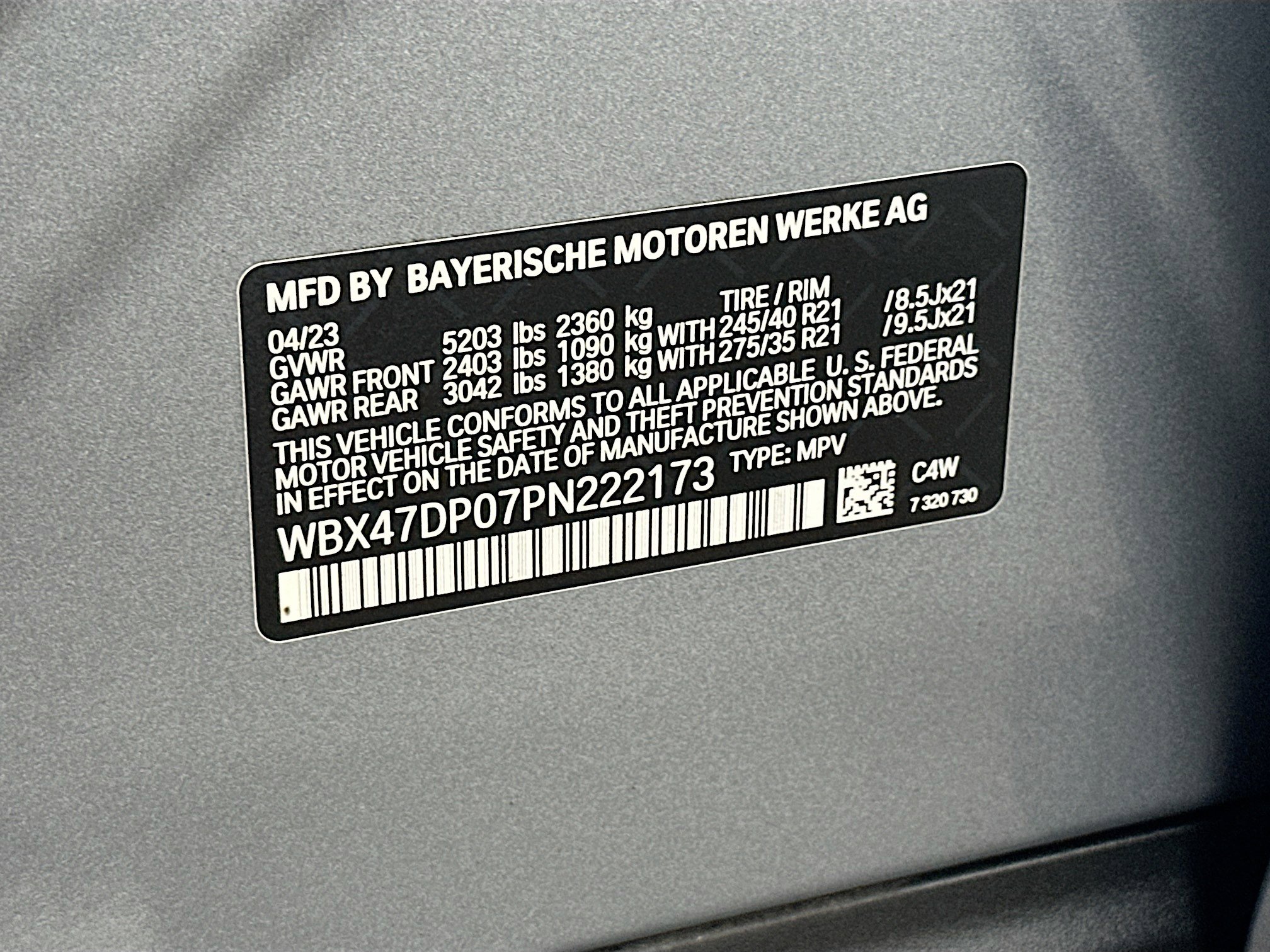 Certified 2023 BMW X3 sDrive30i w/ Convenience Package w/ZPA image 34