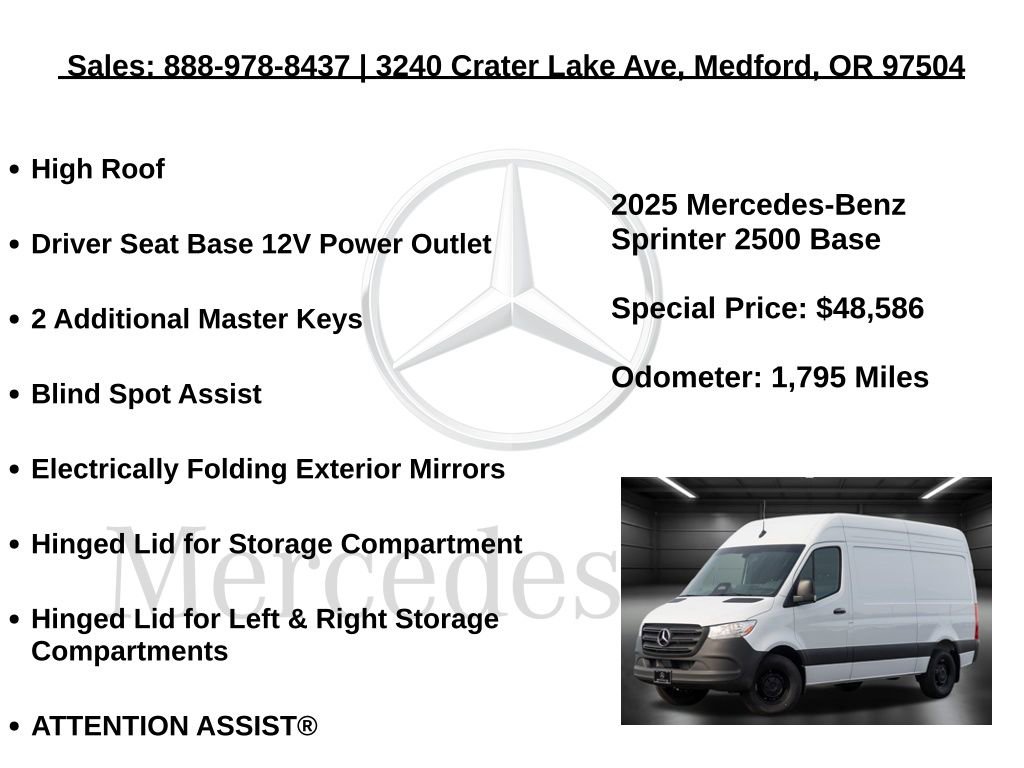 Used 2025 Mercedes-Benz Sprinter 2500 image 15