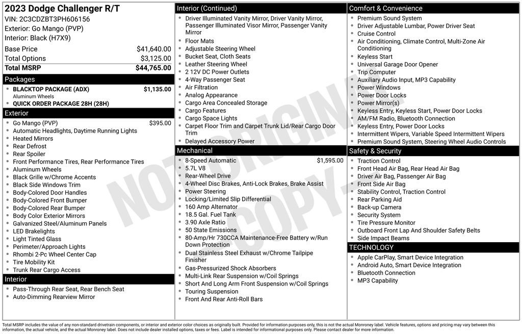 Used 2023 Dodge Challenger R/T w/ Blacktop Package image 6